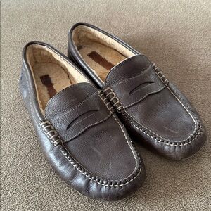 Peter Millar Fur Moccasin Loafer Shoes Size 12M MF18F23 (TD)